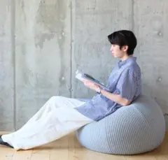 無印良品　IDEE イデー プーフ PUUF グレー GRAY