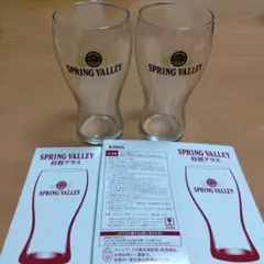 KIRIN SPRING VALLEY 特製グラス 2個セット