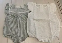 韓国子供服　ロンパース 2枚セット　80cm
