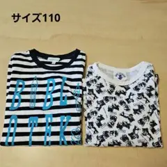 長袖シャツ2枚売り　サイズ110 美品【匿名発送】【即日発送】