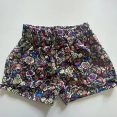 マーキーズ　花柄　マチ付きポケット　　ショート　パンツ　100