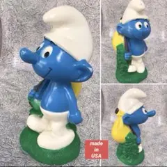 SMURF vintage スマーフ 貯金箱 90年代 レア アメリカ製 2025年最新】スマーフ 貯金箱の人気アイテム - メルカリ