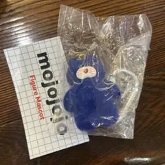 新品 mojojojo フィギュアマスコット 猫 nicky 青 キーホルダー