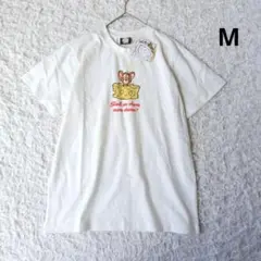 トムとジェリー　半袖　Tシャツ　タグ付き　ホワイト　Mサイズ