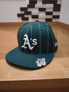 【販売終了品】NEWERA 9FIFTYオークランドアスレチックス クリップ付