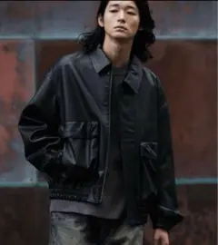 【完売品】WYM ARTIFICIAL GRAIN SHORTBLOUSON