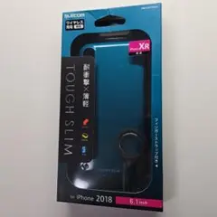 ブルー ELECOM TOUGH SLIM iPhone XR ケース