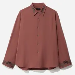 HARE トロミシシュウシャツ Sサイズ オレンジ