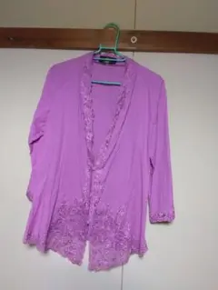Batik Semar 紫色 インドネシア女性民族衣装 XL