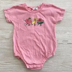 ペアマノン　フルーツ柄ロンパース　80size