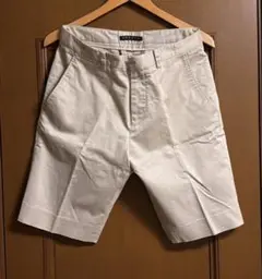 Theory メンズ ハーフパンツ ベージュ コットン ポリエステル