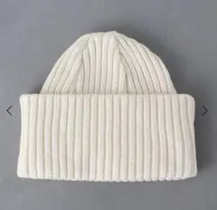 BATONER GIZA COTTON KNIT CAP ニットキャップ 白系