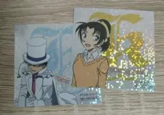 コナンプラザ　特典　名探偵コナン　ホログラムステッカー　キッド　和葉