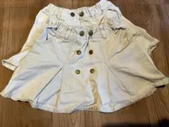 キンダーキッズ スカート 120 2枚セット