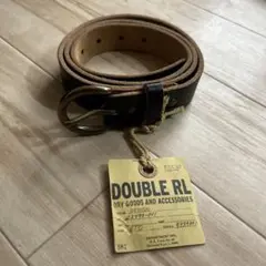 DOUBLE RL レザーベルト　36インチ