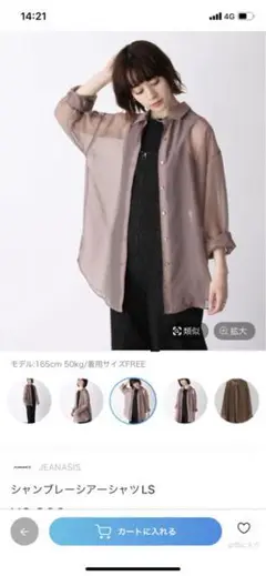 シャンブレーシアーTシャツ
