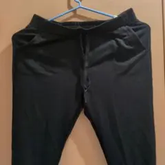 ユニクロ　 ジョガーパンツ 黒色　XL