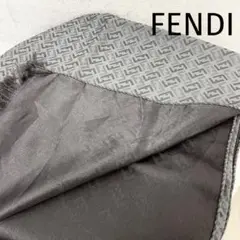 FENDI フェンディ ストール ズッカ柄 ロゴ 総柄 シルク 100%
