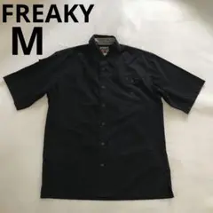 FREAKY メンズ　半袖シャツ　黒　M