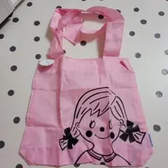 curly collection ピンクエコバッグ