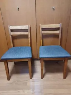 【ニトリ】木製ダイニングチェア 2脚セット