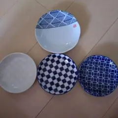 木曽路 たち吉 陶磁器 皿 4枚 未使用 非売品