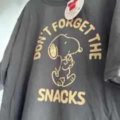スヌーピー Tシャツ LLサイズ ブルーグレー