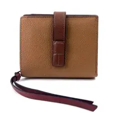 【美品】ロエベ コンパクトジップウォレット レザー 正規品