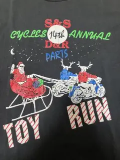 90s USA製 古着 vintage Tシャツ サンタ クリスマス XL