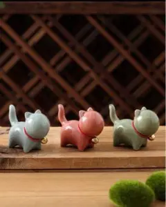 猫の置物　猫好き　可愛い　インテリア　工芸品　セット　雑貨　癒し　セラミック人気