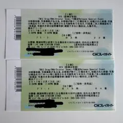 BTS 2014 初単コン 半券 BTS 防弾少年団 バンタン BEGINS チケット 半券