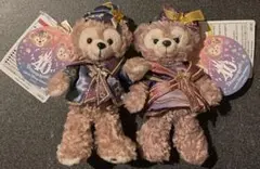 ドリームゴーラウンド 40周年 ダッフィー シェリーメイ ぬいぐるみバッジ