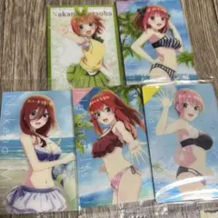 五等分の花嫁　ウエハースカード　5枚セット