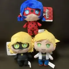 ミラキュラス　レディバグ&シャノワール　3体セット