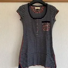 Jetlabel ストライプ柄 半袖トップス