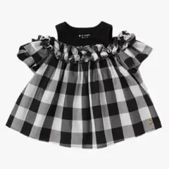 美品♥️ kate spade ノースリーブ キッズ 100 チェック柄