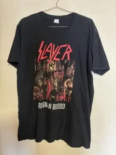バンドTシャツ　SLAYER Reign In Bloodロゴ 公式2009年©