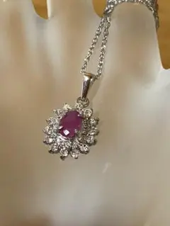夢のカジュアル宝石 在庫一掃セール ルビー ペンダント cz
