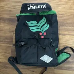 ATHLETA サッカー用バックパック ブラック/グリーン