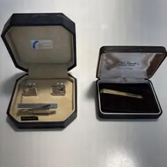 Pierre Cardin カフリンクスとタイバーセット