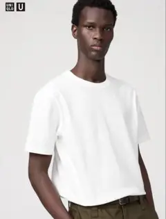 UNIQLO クルーネックTシャツ　ホワイト　Lサイズ