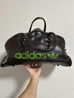 adidas ボストンバッグ 激レア 80年代　ブラウン