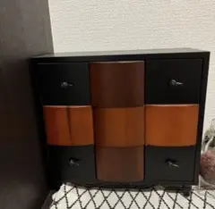 モダンな木製小物入れ 9引き出し