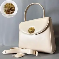 GIVENCHY ジバンシー 2way フォーマルバッグ アイボリー 付替飾り