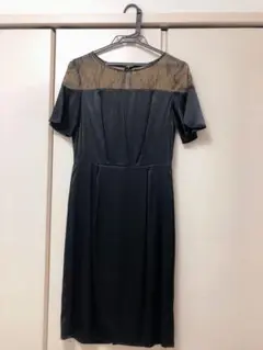 【美品】エメ AIMER ドレス ブラック 9号 パーティー 披露宴