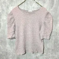 ✨良品✨ ルナシオン 【L】 カットソー パワーショルダー ピンク 可愛い ✨