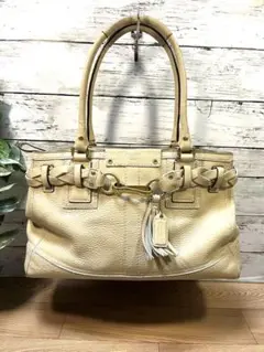coach ハンドバッグ トートバッグ オフホワイト アイボリー