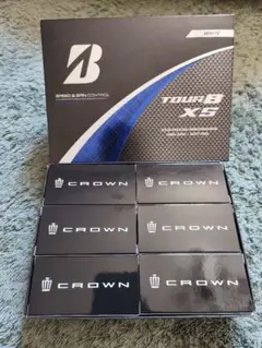 BRIDGESTONE TOUR B XS ボール 12球 クラウンマーク付