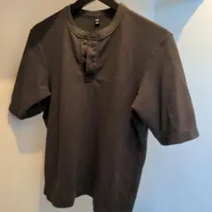 【2025年6月購入】ユニクロ ドライワッフルヘンリーネックTシャツ XS