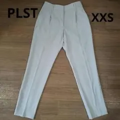 PLST ストレッチダブルクロステーパードパンツ
